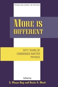 More is Different: Fifty Years of Condensed Matter Physics More is Different: Fifty Years of Condensed Matter Physics