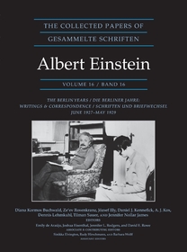 The Collected Papers of Albert Einstein, Volume 16 (Documentary Edition): The Berlin Years / Writings & Correspondence / June 1927?May 1929