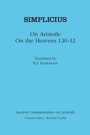 Simplicius: On Aristotle On the Heavens 1.10-12