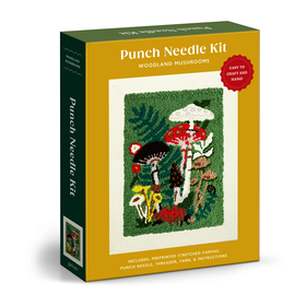 Woodland Mushrooms Punch Needle Kit