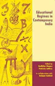 Educational Regimes in Contemporary India