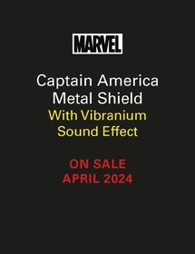 Marvel: Captain America Metal Shield: With Vibranium Sound Effect