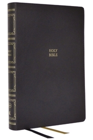 KJV Holy Bible: Paragraph-Style Large Print Thinline with 43,000 Cross References, Black Leathersoft, Red Letter, Comfort Print (Thumb Indexed): King