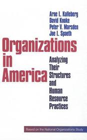 Organizations in America: Analysing Their Structures and Human Resource Practices
