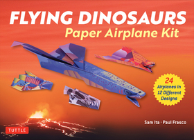 Flying Dinosaurs Paper Airplane Kit: 36 Airplanes in 12 Different Designs!