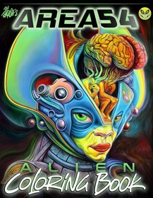 Ron English's Area 54 Alien Coloring Book: Ron English Coloring Book, A Ron English's Area 54 Alien Coloring Book: Ron English Coloring Book, A