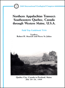 Northern Appalachian Transect: Southeastern Quebec, Canada Through Western Maine, U.S.A.; Quebec City to Portland, Maine, July 20 - 26, 1989