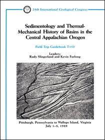 Sedimentology and Thermal Mechanical History of Basins in the Central Appalachian Orogen: Pittsburgh, Pennsylvania to Wallops Island, Virginia, July 1 - 8, 1989