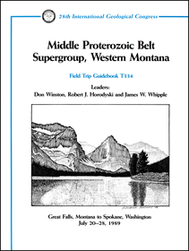 Middle Proterozoic Belt Supergroup, Western Montana: Great Falls, Montana to Spokane, Washington, July 20 - 28, 1989