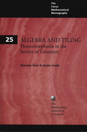 Algebra and Tiling: Homomorphisms in the Service of Geometry
