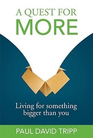 A Quest for More – Living for Something Bigger than You: Living for Something Bigger Than You
