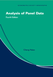 Analysis of Panel Data Analysis of Panel Data