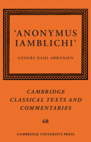 'Anonymus Iamblichi'