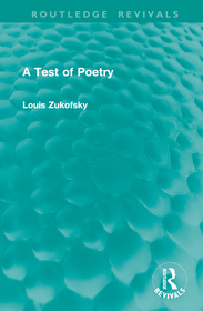 A Test of Poetry A Test of Poetry