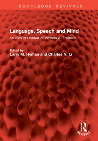 Nature of Language: Psycholinguistic Perspectives on Words Nature of Language: Psycholinguistic Perspectives on Words