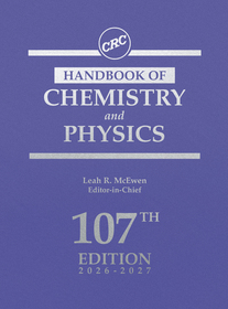 CRC Handbook of Chemistry and Physics