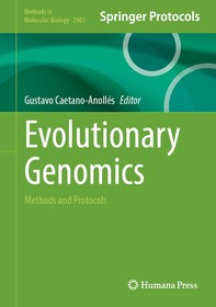 Evolutionary Genomics: Methods and Protocols
