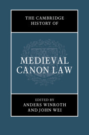 The Cambridge History of Medieval Canon Law The Cambridge History of Medieval Canon Law