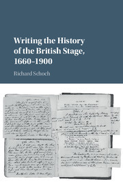 Writing the History of the British Stage: 1660-1900
