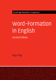 Word-Formation in English Word-Formation in English
