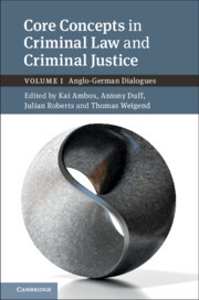 Core Concepts in Criminal Law and Criminal Justice: Volume 1: Volume I
