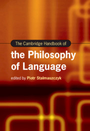 The Cambridge Handbook of the Philosophy of Language The Cambridge Handbook of the Philosophy of Language
