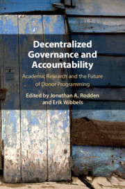 Decentralized Governance and Accountability: Academic Research and the Future of Donor Programming
