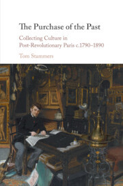 The Purchase of the Past: Collecting Culture in Post-Revolutionary Paris c.1790-1890