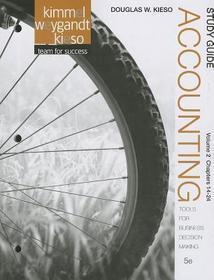 Study Guide Volume 2 (Chapters 14–24) to accompany Accounting: Tools for Business Decision Makers, 5e