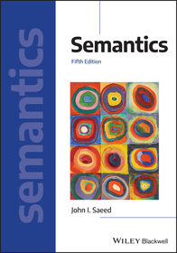 Semantics, 5th Edition Semantics, 5th Edition