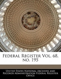 Federal Register Vol. 68, No. 195