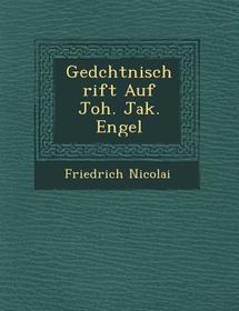 GED Chtni Schrift Auf Joh. Jak. Engel GED Chtni Schrift Auf Joh. Jak. Engel