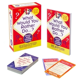 What Would You Rather Do..? Book and Cards Game: Includes a 128-Page Book and 50 Cards of Hilarious Questions for All Ages