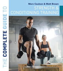 The Complete Guide to Strength and Conditioning Training