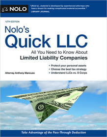 Nolo's Quick LLC: All You Need to Know about Limited Liability Companies Nolo's Quick LLC: All You Need to Know about Limited Liability Companies
