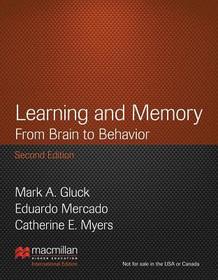 Learning and Memory (PI): From Brain to Behavior