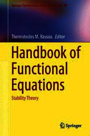 Handbook of Functional Equations: Stability Theory