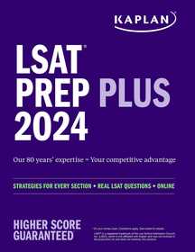 LSAT Prep Plus 2024:  Strategies for Every Section + Real LSAT Questions + Online: With 