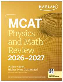 MCAT Physics and Math Review 2026-2027: Online + Book