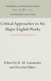 Critical Approaches to Six Major English Works ? From 