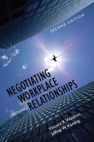 Negotiating Workplace Relationships