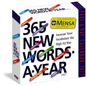 Mensa® 365 New Words-a-Year Page-A-Day® Calendar 2027