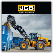 JCB Baumaschinen Bagger 2024: Original Carousel-Kalender [Mehrsprachig] [Kalender]
