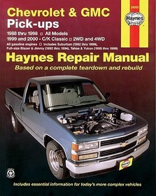 Chevrolet & GMC Pick Ups, 2WD & 4WD (88 ? 00): 1988-2000