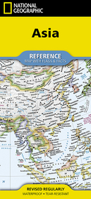 National Geographic Asia Map (Folded with Flags and Facts) National Geographic Asia Map (Folded with Flags and Facts)
