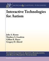 Interactive Technologies for Autism: A Review