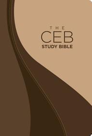 Study Bible-Ceb: Common English Bible, Brown / Tan Wave DecoTone