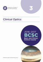 2016?2017 Basic and Clinical Science Course (BCSC): Section 3: Clinical Optics