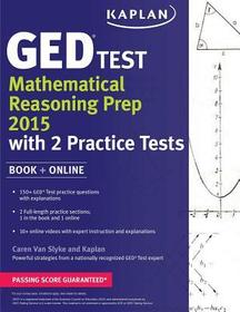 Kaplan GED Test Mathematical Reasoning Prep 2015: Book + Online