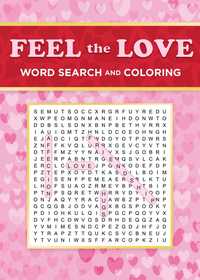 Feel the Love Word Search and Coloring